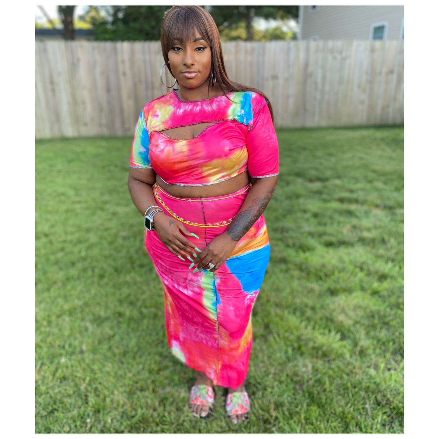 Tropicana Skirt Set
