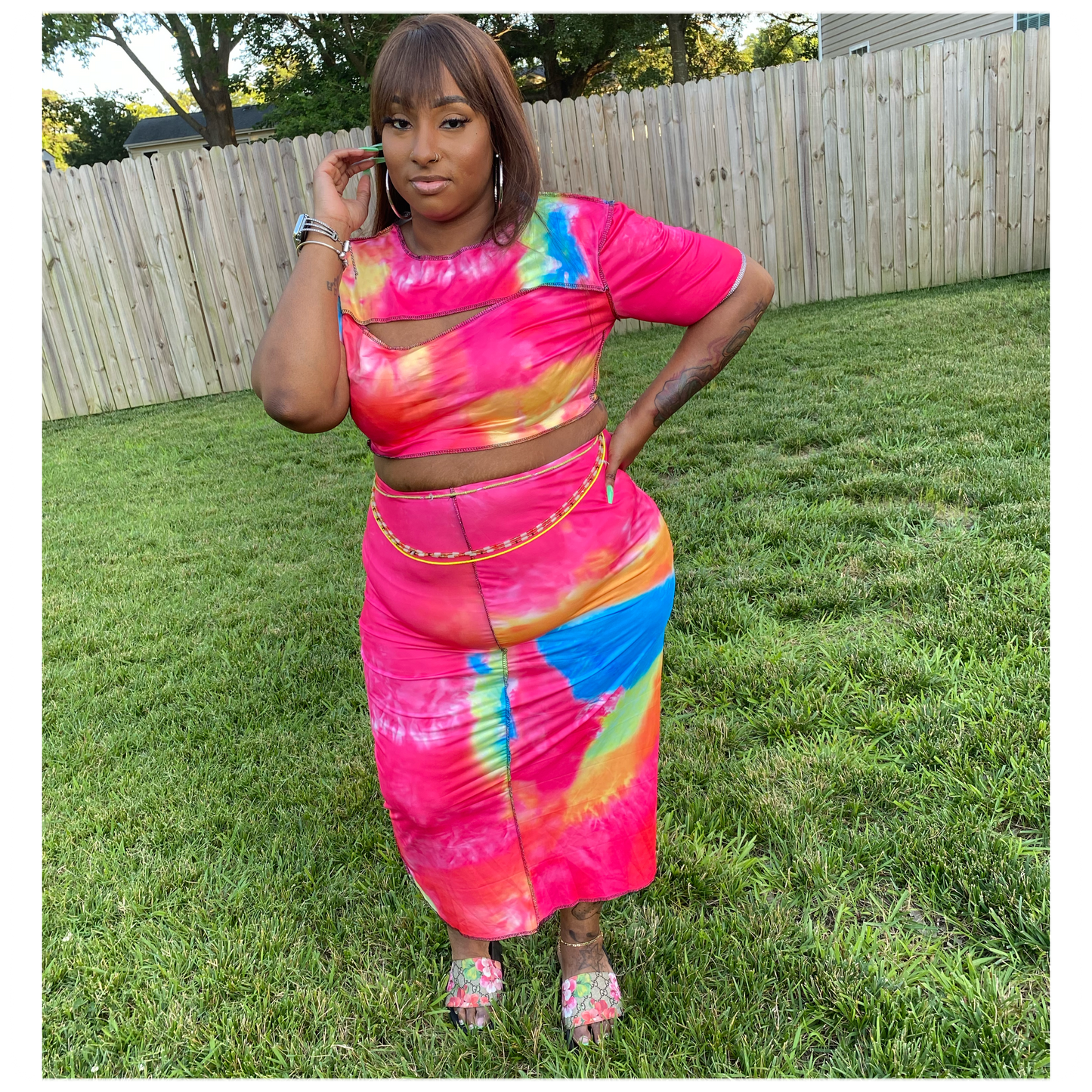 Tropicana Skirt Set