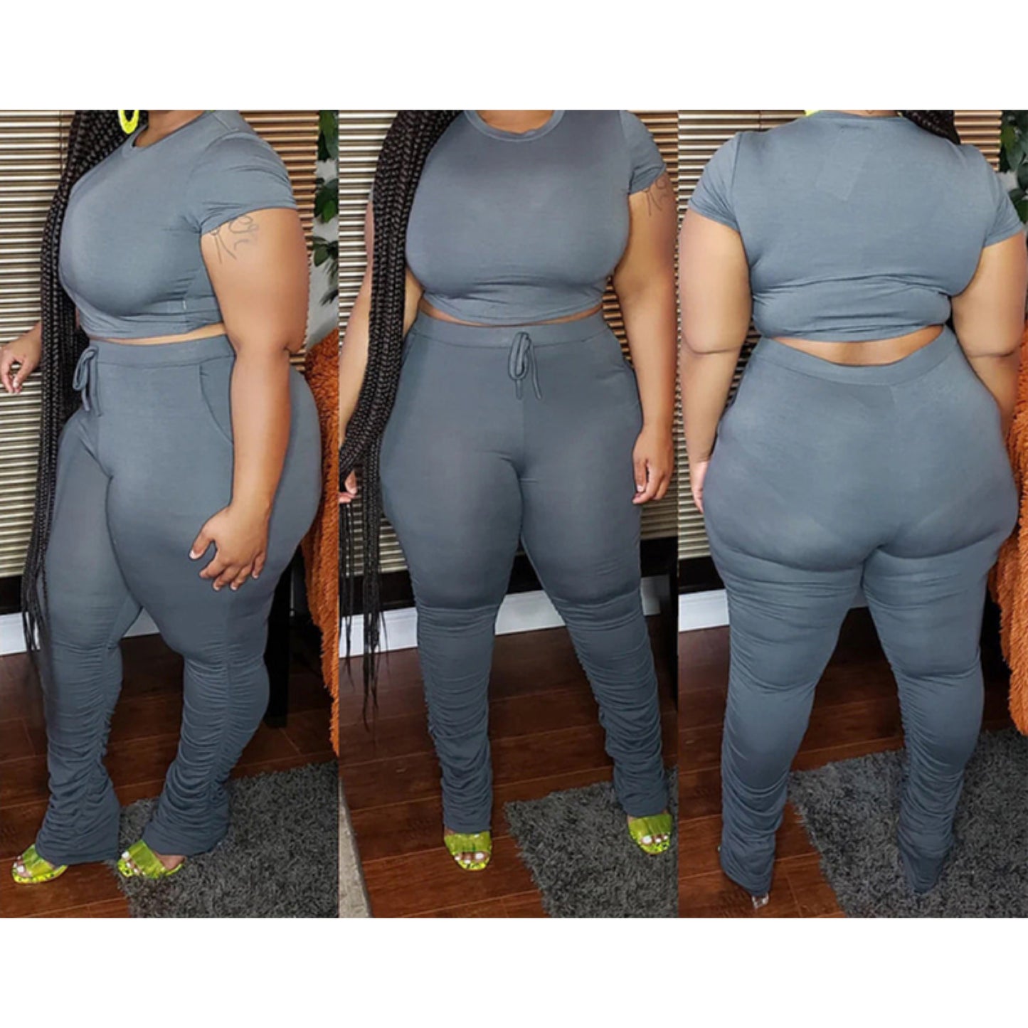Stacked Pant Set