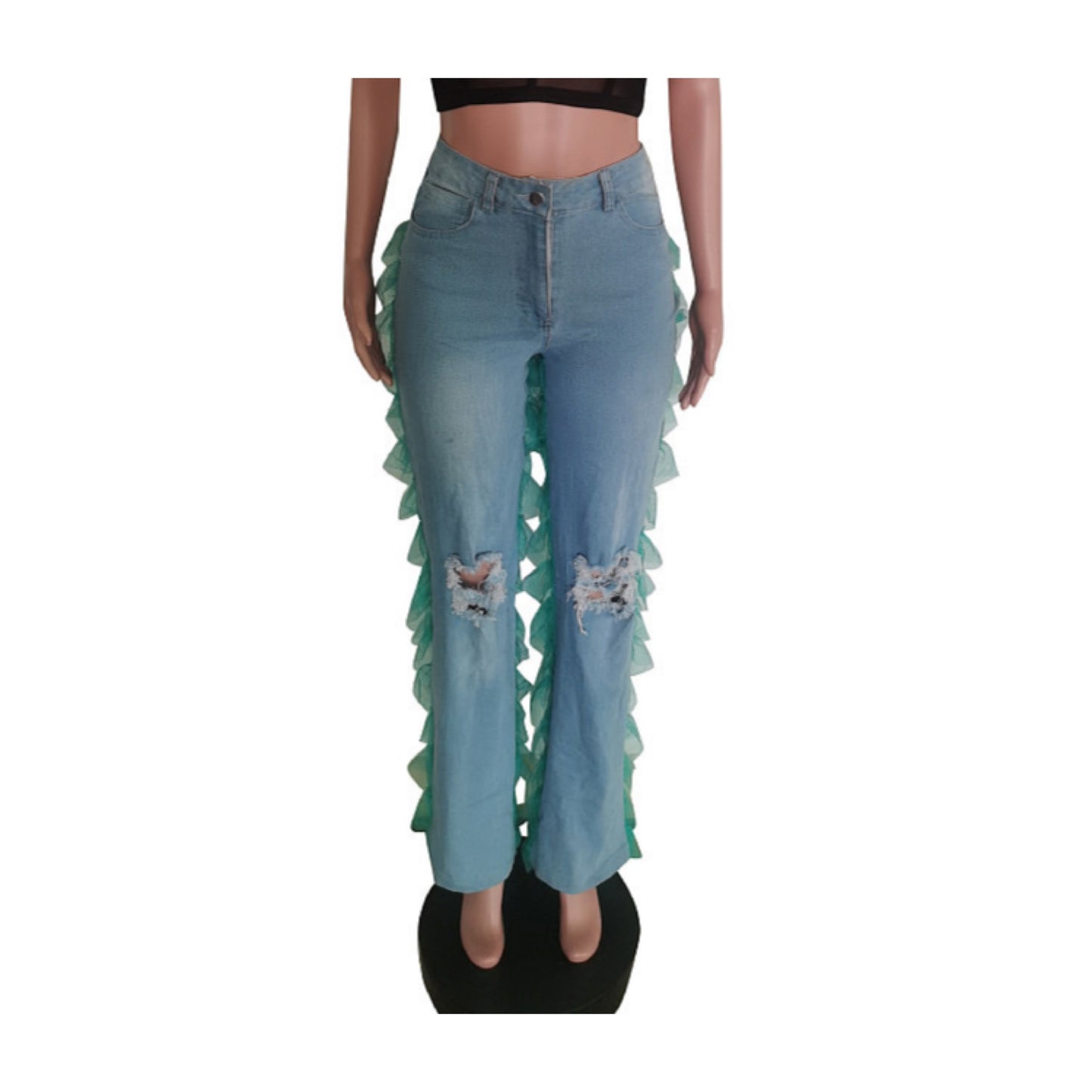 Little Ruffled Jeans