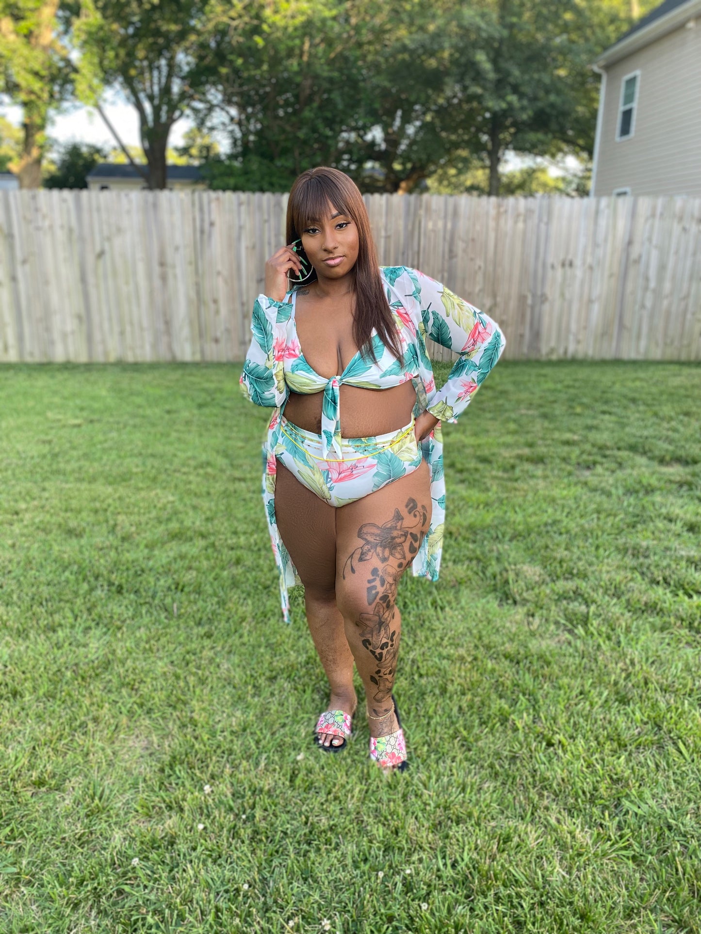Honey Suckle Bikini Swimsuit