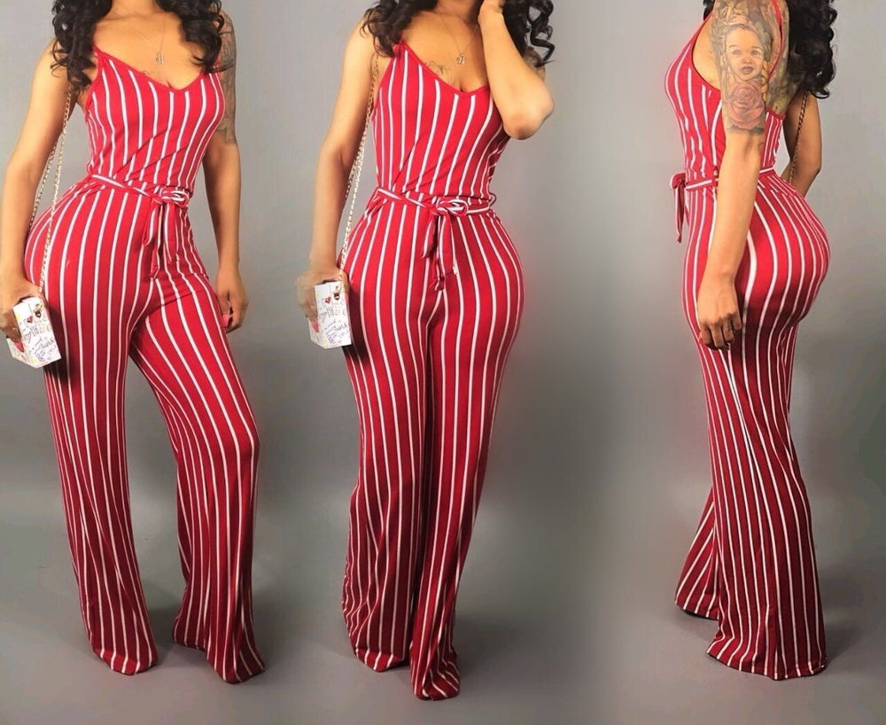 Pin Stripe Jumpsuit