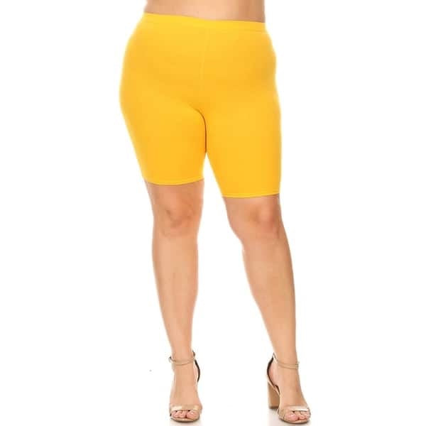 Plus Size Biker Shorts