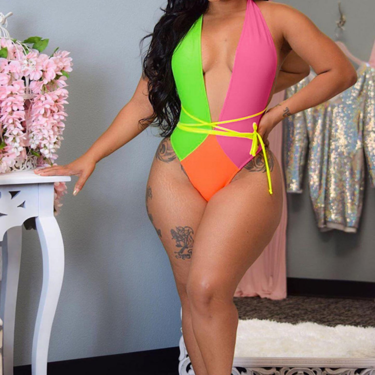 Colorblock Swimsuit