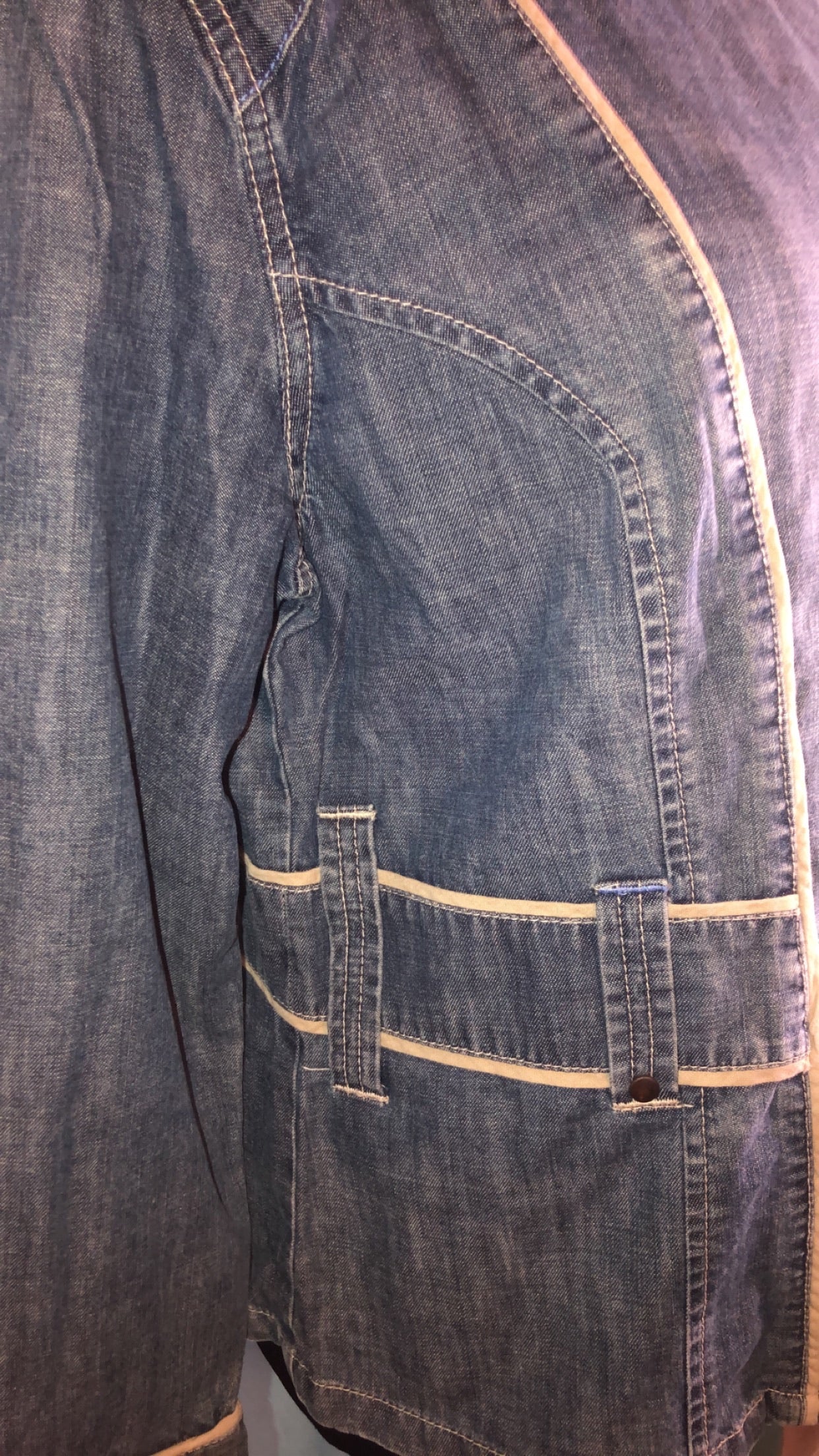 Side Button Denim Jacket