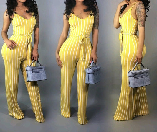 Pin Stripe Jumpsuit